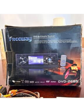 Freeway DVD Multimedia Receiver DVD-2685 with Remote Control and Manual